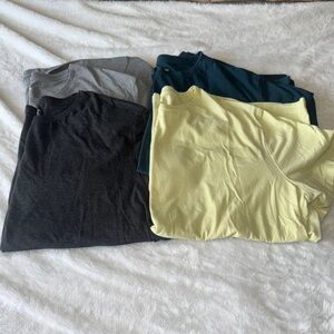 Goodfellow & Co XXL Short Sleeve Tees - Black, Gray, Yellow, Blue